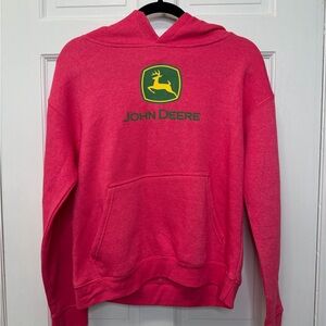 John‎ Deere Hot Pink Logo Hoodie NWT Size XL